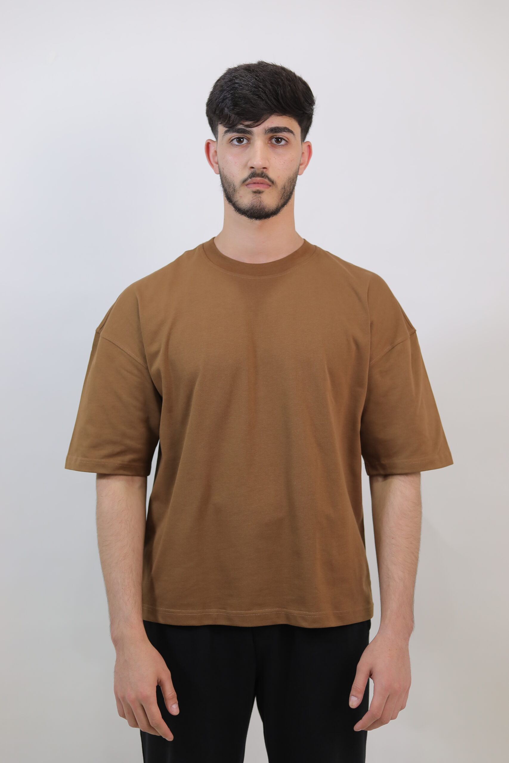 plain t shirt (brown)