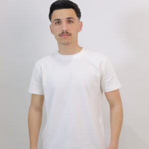 basic slim fit tee (white)